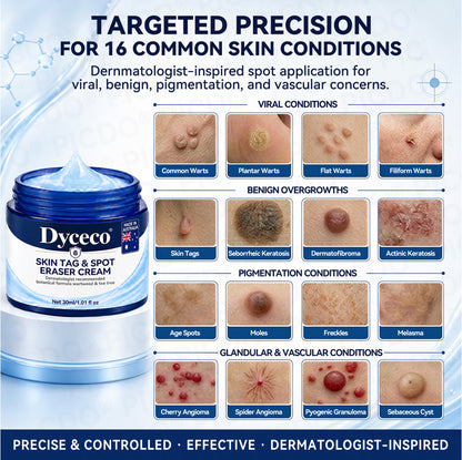 Dyceco® 🚑7-𝐃𝐚𝐲 𝐒𝐤𝐢𝐧 𝐓𝐚𝐠 & 𝐒𝐩𝐨𝐭 𝐄𝐫𝐚𝐬𝐞𝐫 𝐂𝐫𝐞𝐚𝐦 (Zero Pain, Zero 𝐒𝐜𝐚𝐫𝐬 Formula)