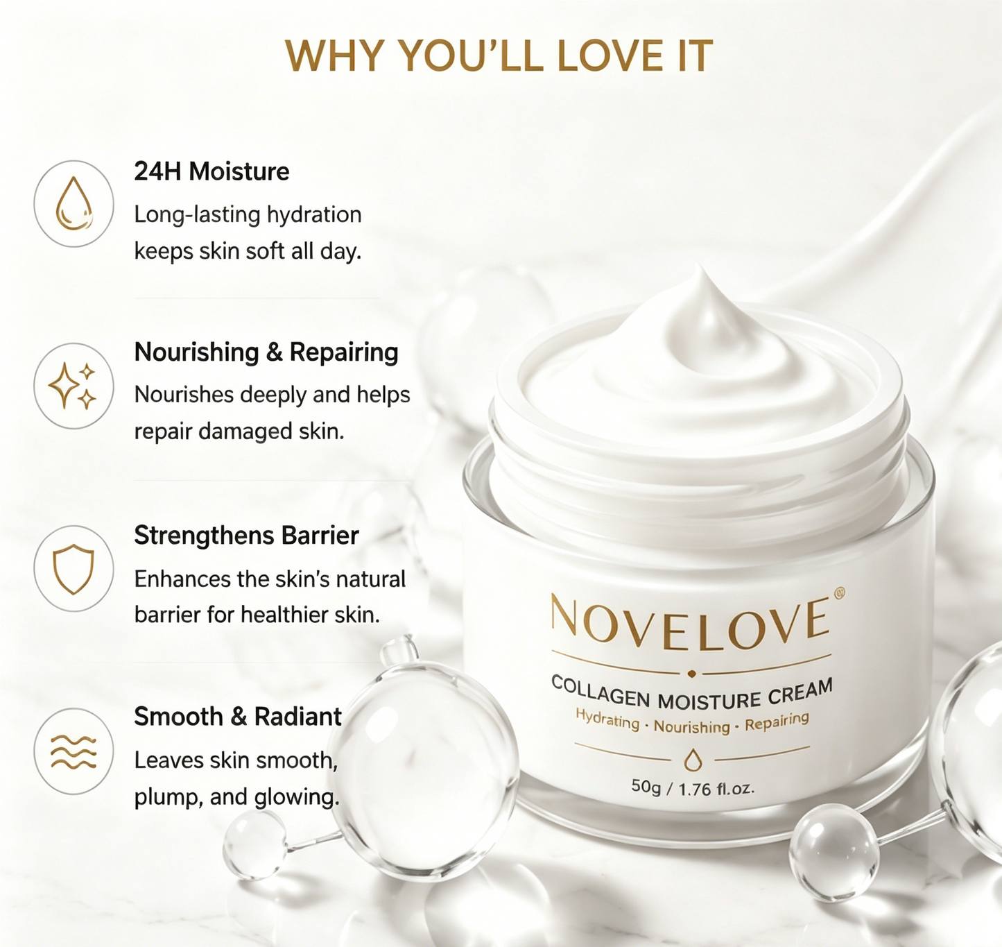 NOVELOVE® Collagen Recovery Cream