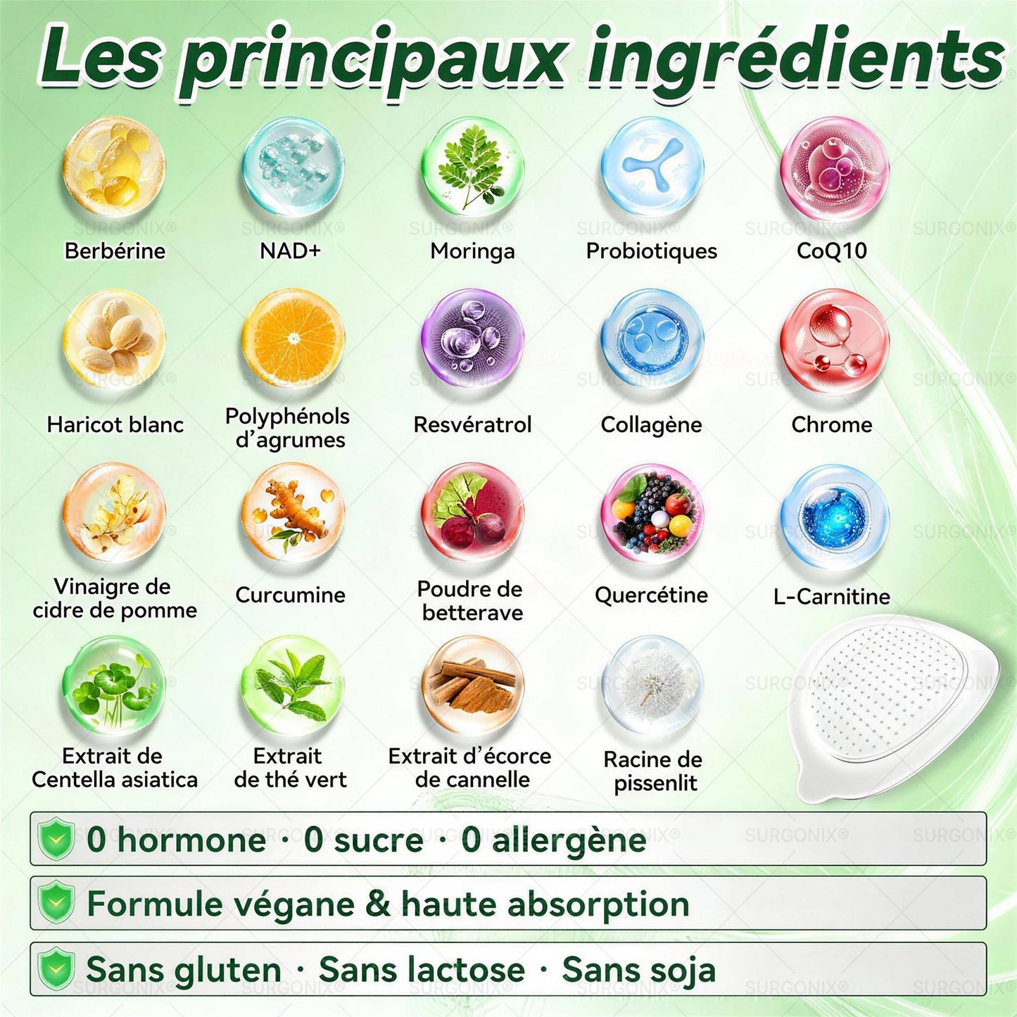 𝑩𝒐𝒖𝒕𝒊𝒒𝒖𝒆 𝒐𝒇𝒇𝒊𝒄𝒊𝒆𝒍𝒍𝒆 | 🌈Surgoᴎix® 𝐏𝐚𝙩𝙘𝙝 𝗡ano-Microneedles Avancé 10-en-1 Moringa · 𝘽𝙚𝙧𝙗é𝙧𝒊𝒏𝒆 × NAD⁺🇫🇷Une seule fois par jour, changements visibles en 7 jours Pour l’obésité, peau relâchée, diabète, apnée du sommeil, problèmes articulaires, et bien plus🚀